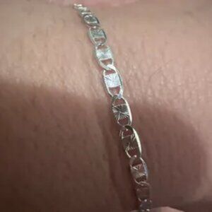 Sterling Silver Valentino Link Bracelet
